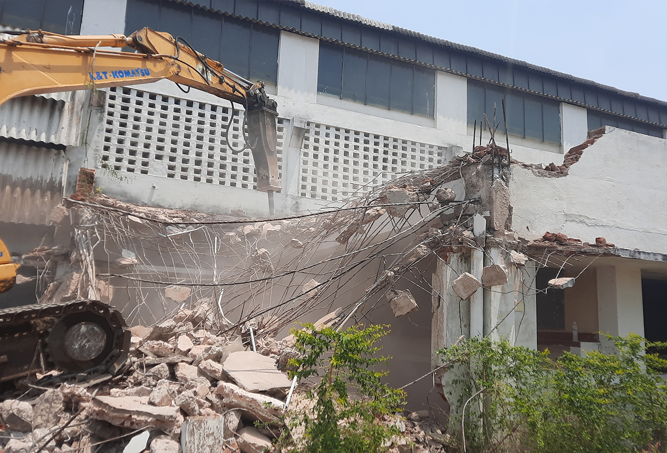 Old Building Demolition