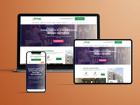 Website Design for Textiles and Garments