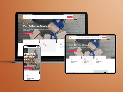 Website design for travels & Transports